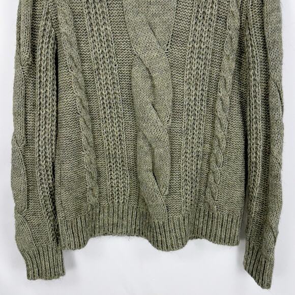 Pietro Brunelli Women's Himalaya Chunky Wool Blend Maternity Sweater Small Green - Picture 9 of 15